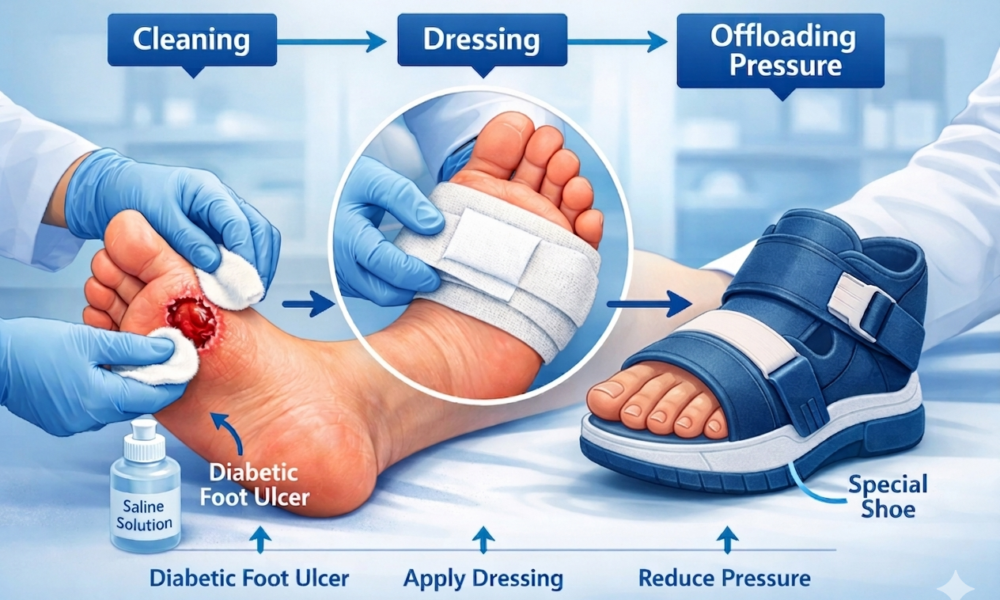 diabetic foot ulcer treatment