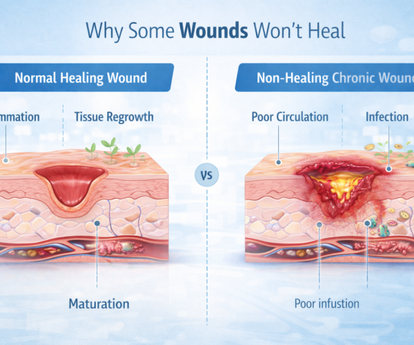 non-healing wounds