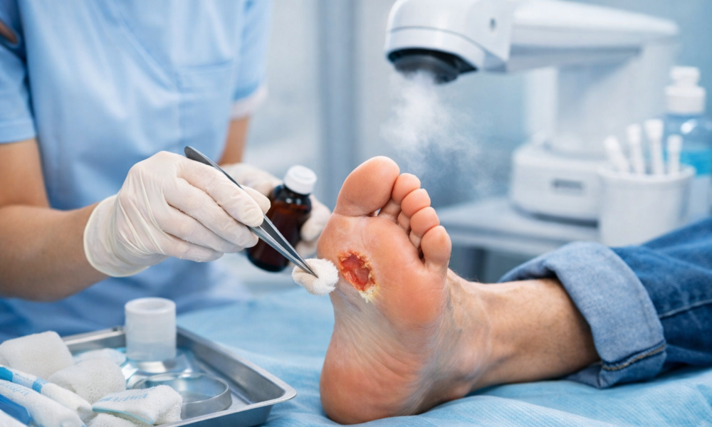 Diabetic Foot Ulcer Healing Time