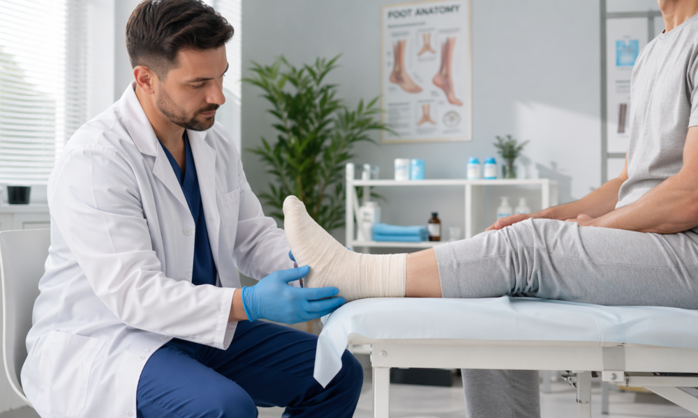 diabetic foot ulcer treatment by wound care specialist